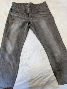 Rock & Republic Denim Rx Slimming Pull-On Skinny Jeans - Gray - Size 16 - CB